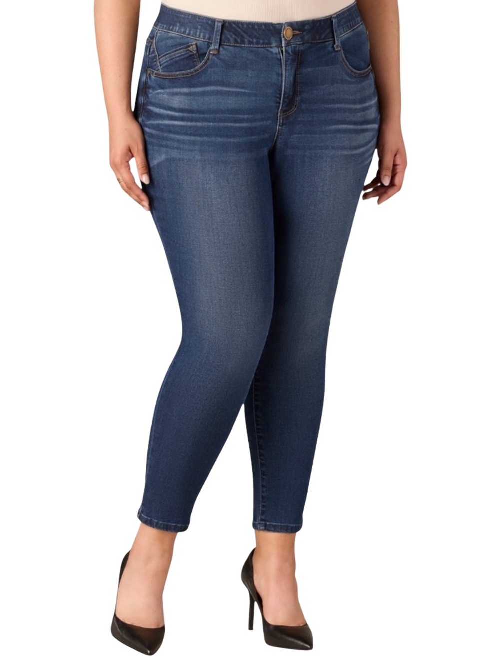 Wit & Wisdom Sophie Ankle Skinny Jeans Blue 18P